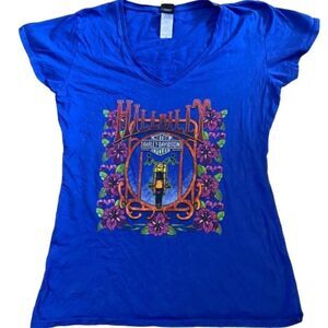 Hillbilly Harley Davidson Gatlinburg TN Womens v neck shirt
